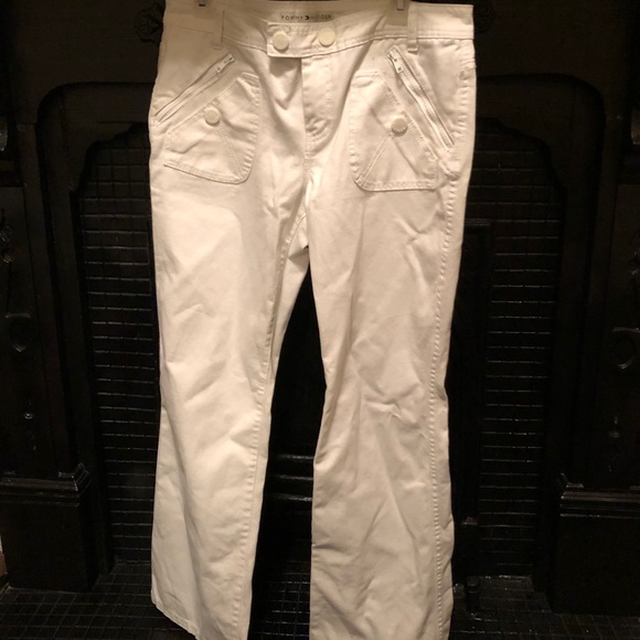 Vintage 90s Tommy Hilfiger White Jeans - Picture 3 of 7